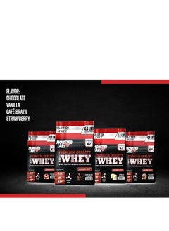 MONSTER LABS Monster Labs 100% Whey Protein Powder Primary Source Isolate, 20 Grams of Protein for Muscle Support and Recovery - Café Brazil, 4.4 Lbs, 67 Servings  - Image 5