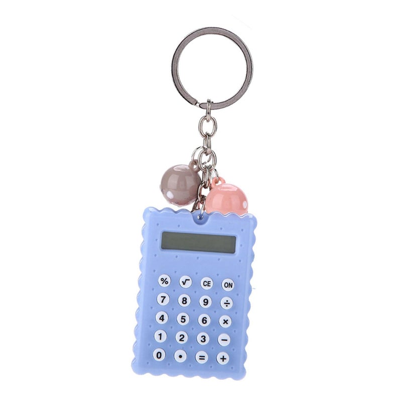 Portable Mini Calculator For Kids In Candy Color Cute Keychain Gift - Image 2