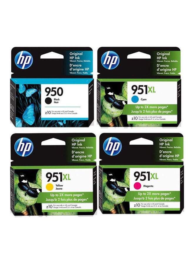 HP 950  & 951xl  Ink Cartridge Set Multicolour - Image 1