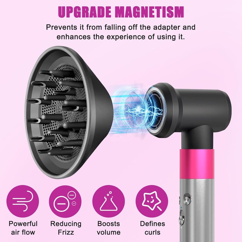 تشان تشنج موزع ومحول لجهاز Dyson Airwrap Styler لتحويل جهاز Airwrap Styler إلى مزيج مجفف شعر - Image 2