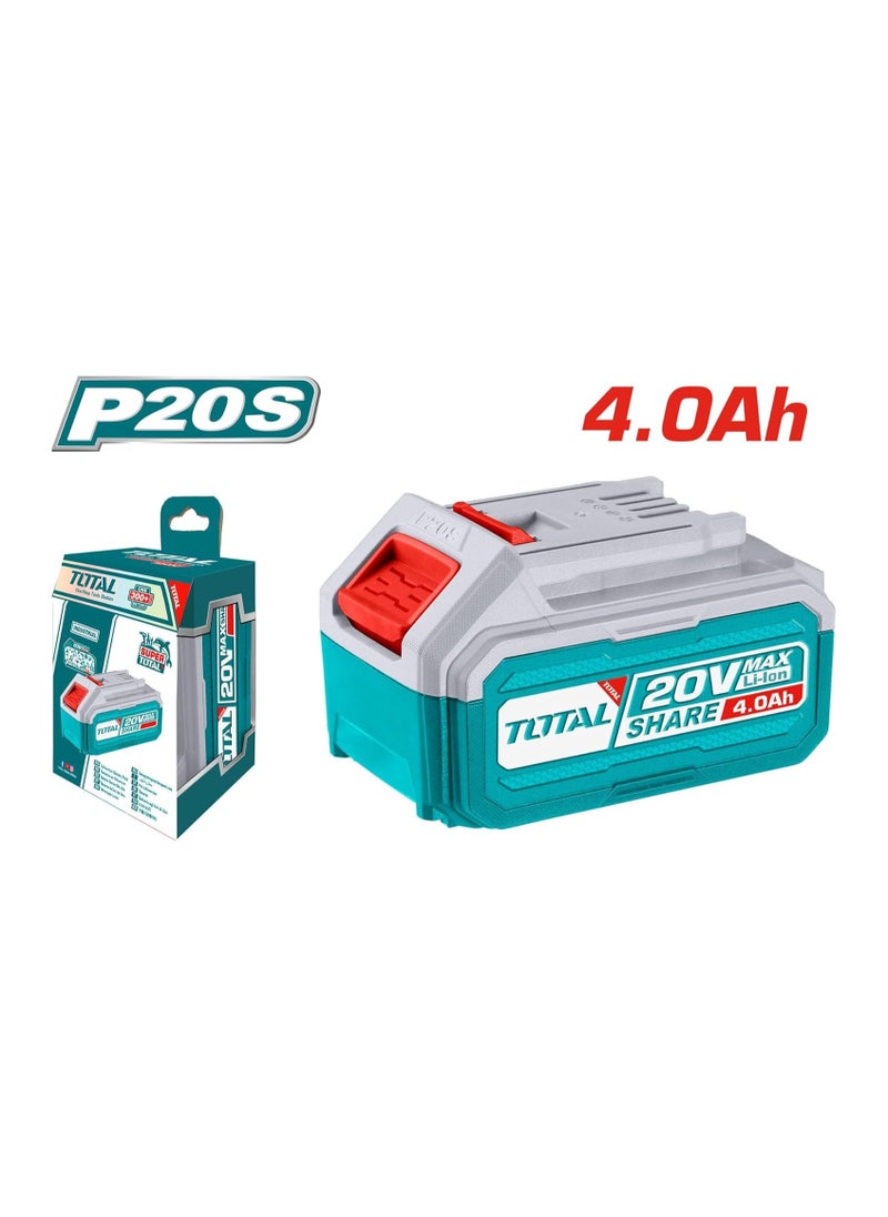 TOTAL 4.0 Ah 20V Lithium-Ion Battery Pack - pzsku/Z14AFEA8330C5E3B6DD25Z/45/_/1732532601/2047cb03-9e2e-4226-a0be-46ba7580dbbf