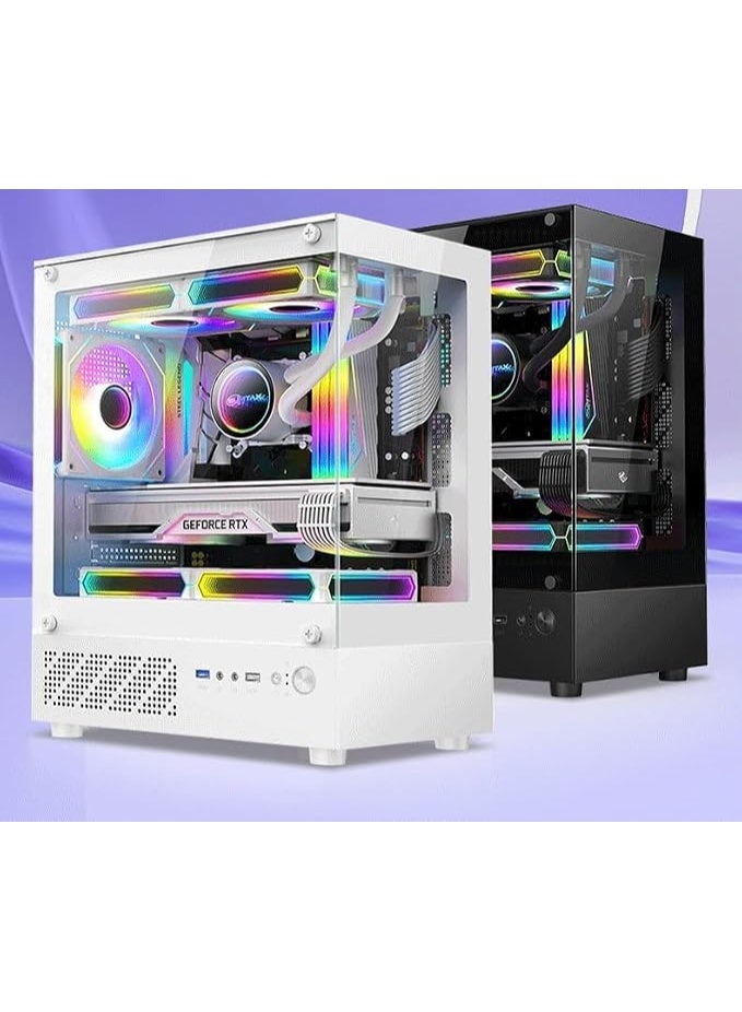 جهاز كمبيوتر للألعاب والعمل (Workstation) بمواصفات: معالج Core i7-7700 | بطاقة رسوميات GTX 750Ti (سعة 2 جيجابايت) | ذاكرة عشوائية 16 جيجابايت | قرص تخزين SSD سعة 500 جيجابايت | نظام تشغيل Windows 10/11 | تقنية WiFi 6 - Image 1