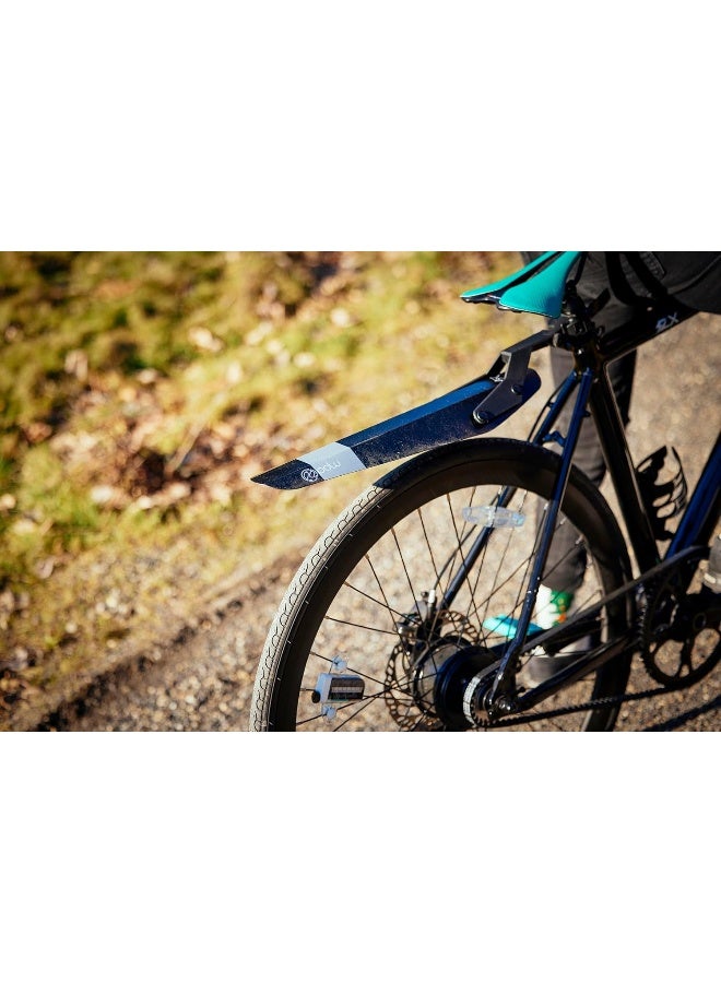 Portland Design Works Portland Design Works | Origami Seatpost Fender, Black/Reflective  - Image 1