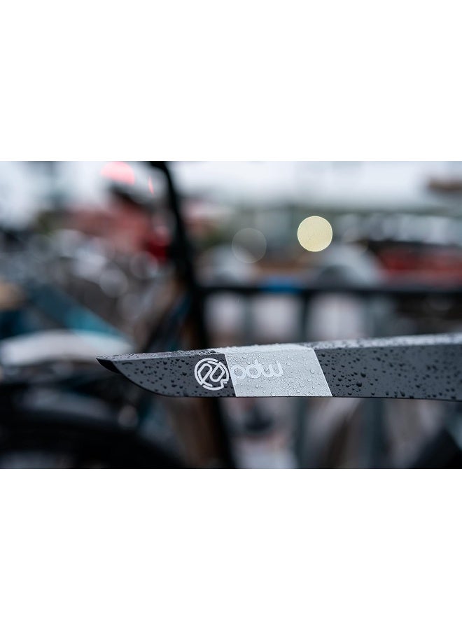 Portland Design Works Portland Design Works | Origami Seatpost Fender, Black/Reflective  - Image 3