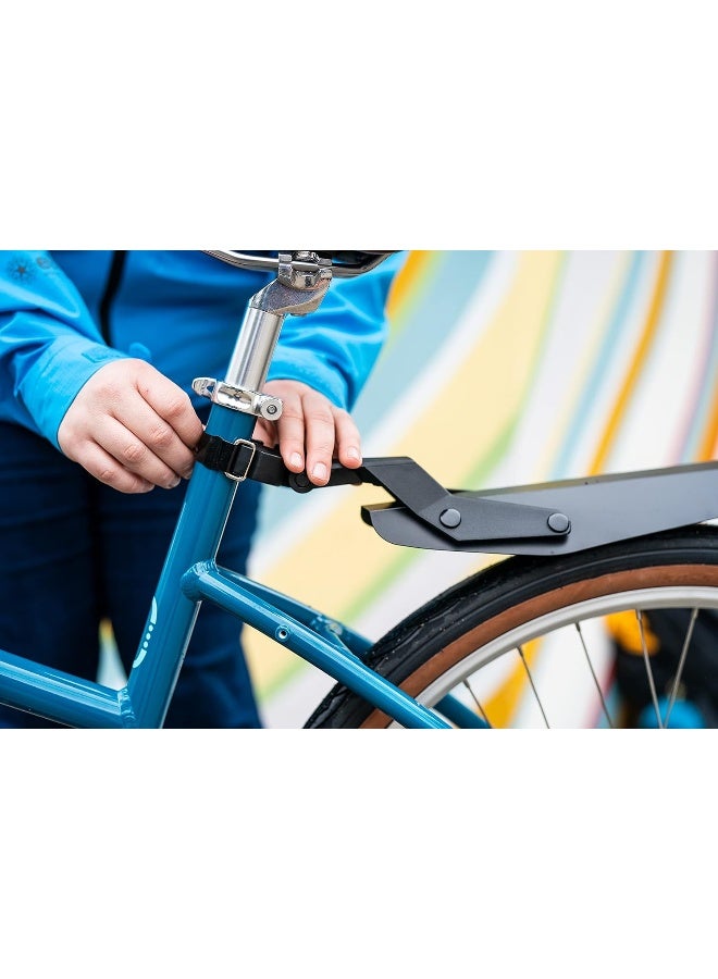 Portland Design Works Portland Design Works | Origami Seatpost Fender, Black/Reflective  - Image 5