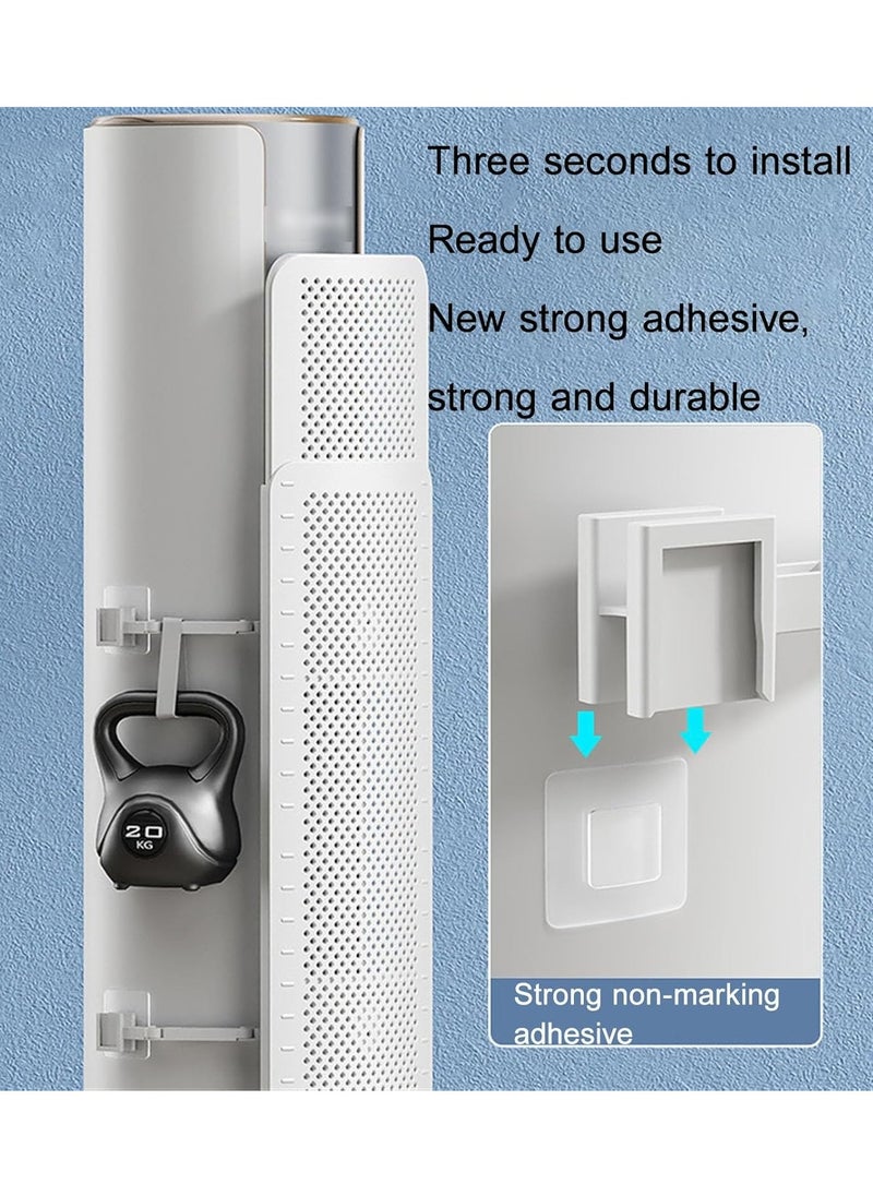 SänHahn 3 in 1 Floor-standing Ac Deflector Retractable 20.5-35.4" Universal, Air Conditioner Deflector Direct Blow Prevention Installation with Traceless Glue, Enhance Cooling and Heating Circulation  - Image 3