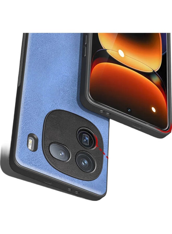 Hotfire Phone Case For Iqoo 12 Pro, Vivo Iqoo 12 Pro Protective Cover, Upgraded Skin-Like Lambskin Matte Lens Full Protection Silicone Case For Men And Women - Midnight Black - Image 1