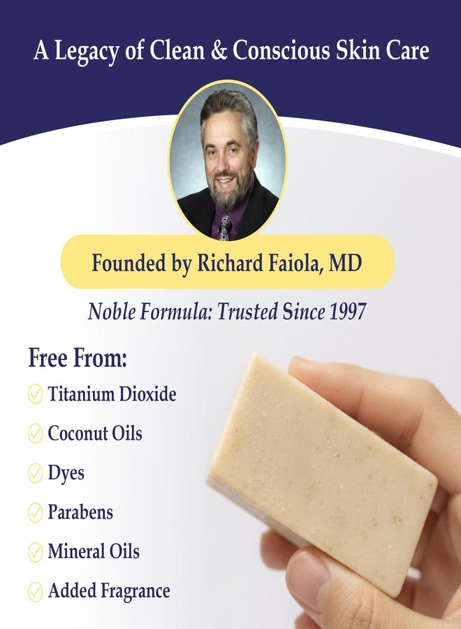 Noble Formula 1% Pyrithione Zinc Soap Bar with Sunflower Oil & Shea Butter – Face, Body & Scalp Gentle Cleansing Bar for Sensitive, Dry & Problem-Prone Skin - No Palm Oil, Handmade in the USA, 3.25 oz - Image 5