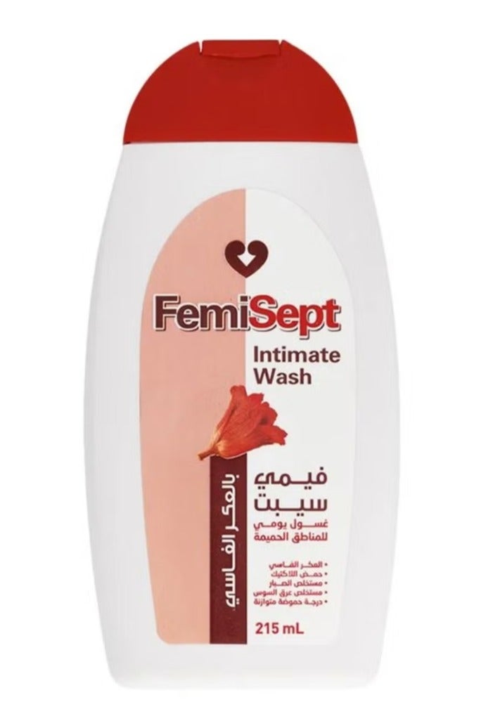 Femi-Sept Daily Intimate Wash with Fassi Aker - 215 ml