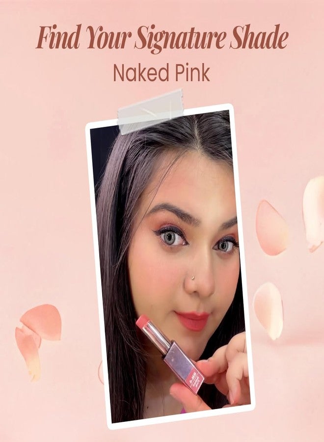 كالرسينس أحمر شفاه كولوريسنس روزيت نيودز طويل الأمد للنساء | مرطب ومقاوم للماء | ترطيب يدوم 8 ساعات | غني بزيت الورد | 3.3 غرام | RN-4 وردي طبيعي - Image 5