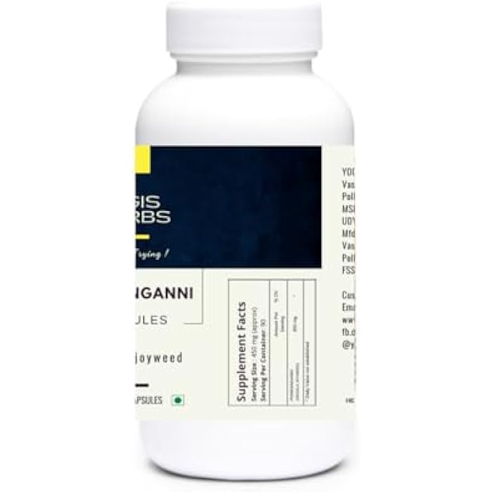 YOGIS HERBS Ponnanganni Capsules (Joyweed/Alternanthera sessilis) – 100% Natural Herbal Supplement for Hair Health, Eye Care, Skin Glow, and Detox Support – 90 Veg Capsules - Image 3