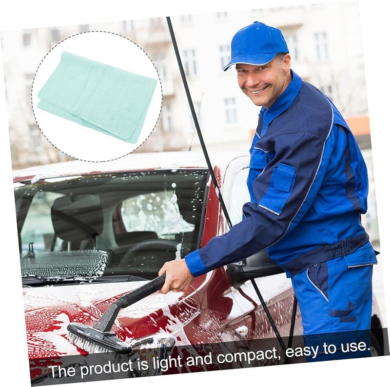 Light Green Car Cleaning Cloth Drying Towel Reusable 43 5 X 32 5 CM - Image 4