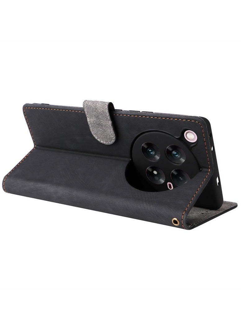 Leather Protective Phone Case Cover for Infinix Zero 40 5G Black - Image 3