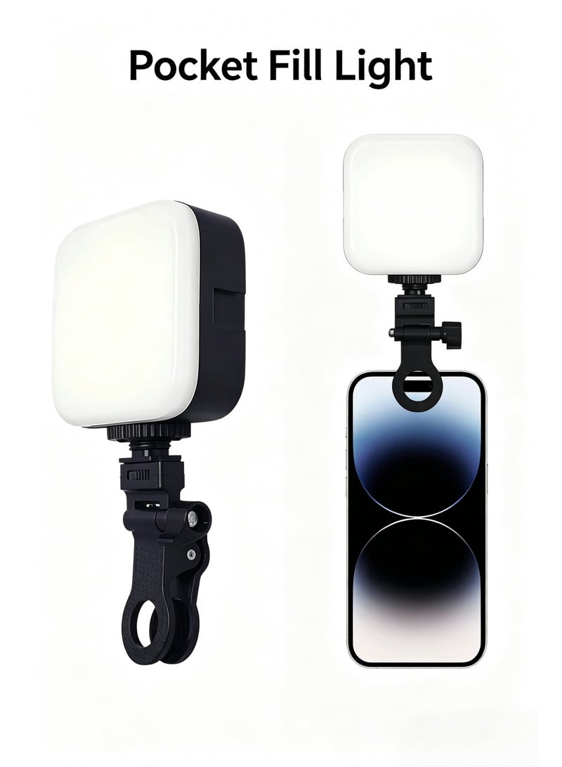 M-88 Mini LED Pocket Fill Light Clip-On Selfie Camera Video Light - Image 2