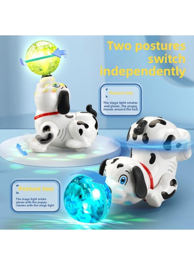 Children's Electric Puppy Kids Sing And Dance Top Ball Spin Baby Toys Boys Girls Music Stunt Dog-Color:Electric Stunt Ball Sea Lion [red]-Proportion:Rechargeable Version: Comes With Rechargeable Battery + Charger + Screwdriver  - Image 3