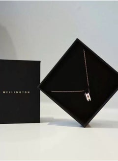 Daniel Wellington Aspiration Necklace Rose Gold Ceramic (Main Body) And Stainless Steel (316L) With Rose Gold Plating, No Gemstone  - Image 3