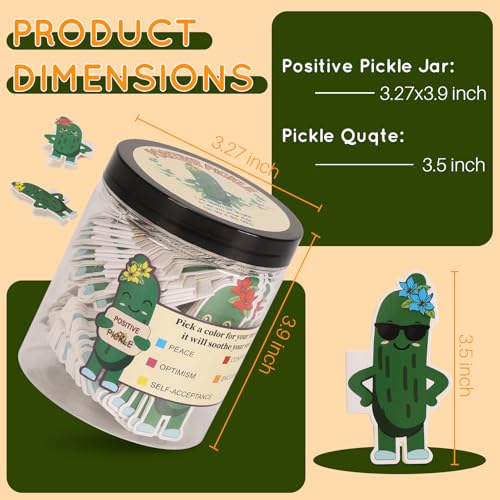 MEBRUDY 90 Positive Pickle Affirmation Cards Jar with NFC, Mothers Day Birthday Gifts for Mom, Women, Teenage, Adults, Teachers, Sisters, Friends, Teen Girl Cute Trendy Stuff - Image 5