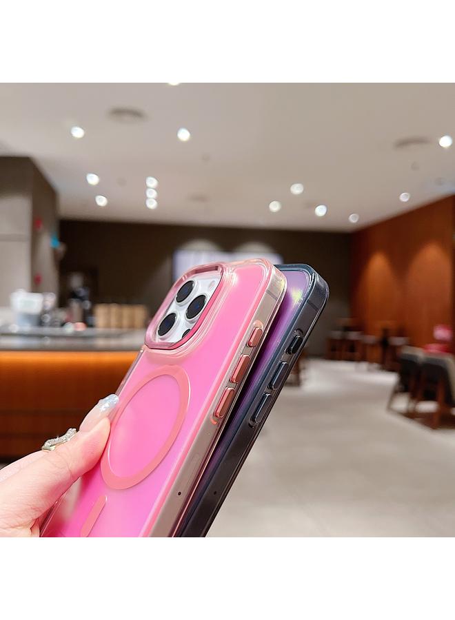 Zaboon Case For iPhone 13 Pro Max Bright Shadow Magsafe Discoloration Phone Case with Wrist Strap - Image 5