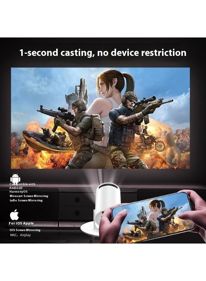 Mini Projector, 1080P Full HD Projector with Android WiFi, Versatile Home Projector, Theater-Level Movie Projector for Family Movie Nights & Home Entertainment - Image 4