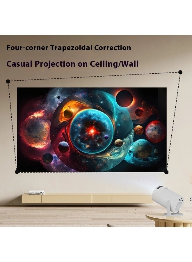 Mini Projector, 1080P Full HD Projector with Android WiFi, Versatile Home Projector, Theater-Level Movie Projector for Family Movie Nights & Home Entertainment - Image 3