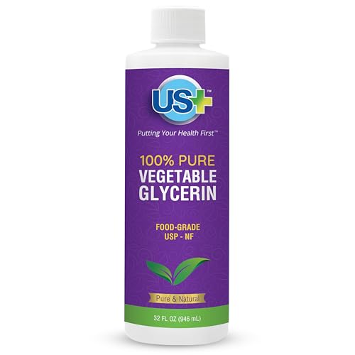 US 32oz 100 Pure Vegetable Glycerin  Pharmaceutical  Food Grade USP  AllNatural Moisturizer  Cleanser  For Skin Hair Soaps and More