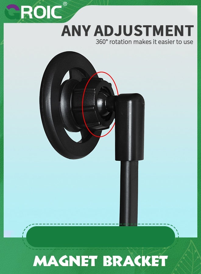 GROIC Magnetic Flexible Cell Phone Holder Stand for Treadmill, Spin Bike, Stroller, Shopping Cart, Bed, Car, Kitchen, Desk, Compatible with iPhone, Android  - Image 2