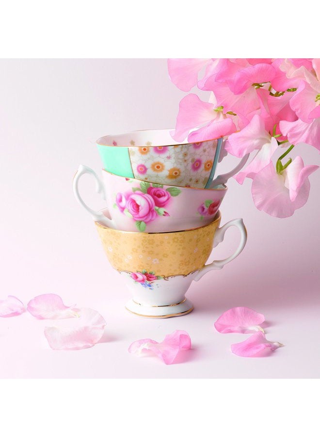 ROYAL ALBERT 100 Years 1950-1990 5-Piece Teacup & Saucer Set - Image 4