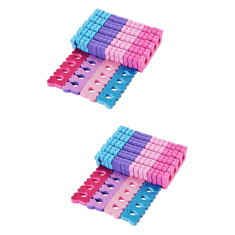 48 pcs Nail Art Accessories Manicure Toe Separators Nail Art Toe Dividers - Image 1