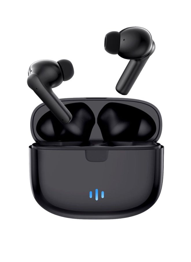 SUBOZZ - Bluetooth Earphones with Active Noise Cancelling | True Wireless Erebuds Bluetooth 5.4 | In-Ear Headphones with Immersive Sound | Lightweight TWS Earphones for Sports | Compatible with iPhone & Android Phones (Black） - Image 1