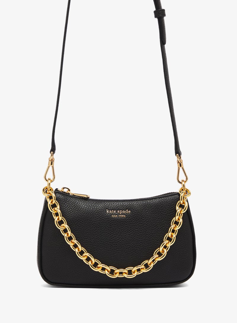 كيت سبيد حقيبة كروس بودي بسحاب وتفاصيل شعار - Image 1