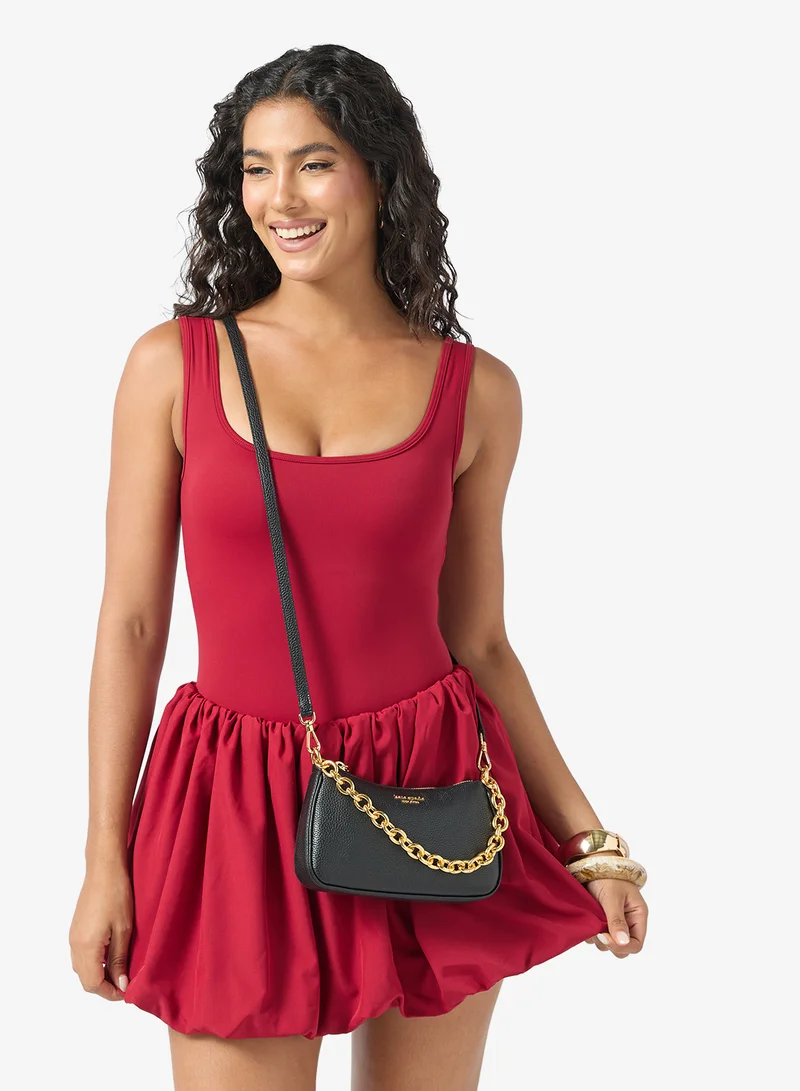 Kate Spade  Logo Detail Zip Through Crossbody for Women | Best Price UAE