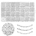 JULIMAIDONG Black Alphabet Beads AZ 1350Pcs Letter Bead Acrylic 4x7mm Round Digit Letter Beads KitsBracelets Necklaces DIY Jewelry Making Kits Black1350PCS - Image 2