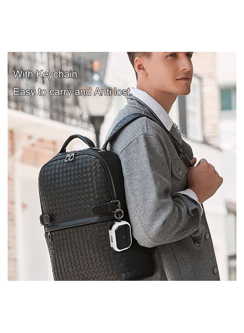 ELTRAZONE AirPods 3 Case Cover with Keychain Upgraded Armor Shockproof Hard-Shell Protective TPU Compatible for Apple Airpods 3rd Generation Case for Women Men Girls Boys (Front LED Visible) - Image 5