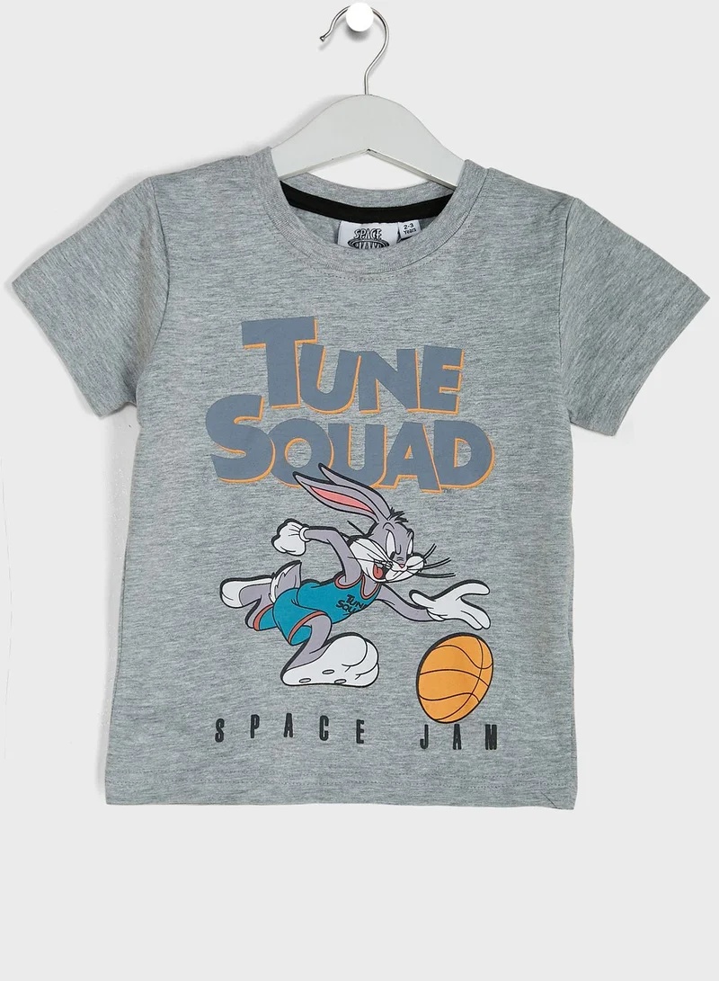 Warner Bros Kids Space Jam Print T-Shirt