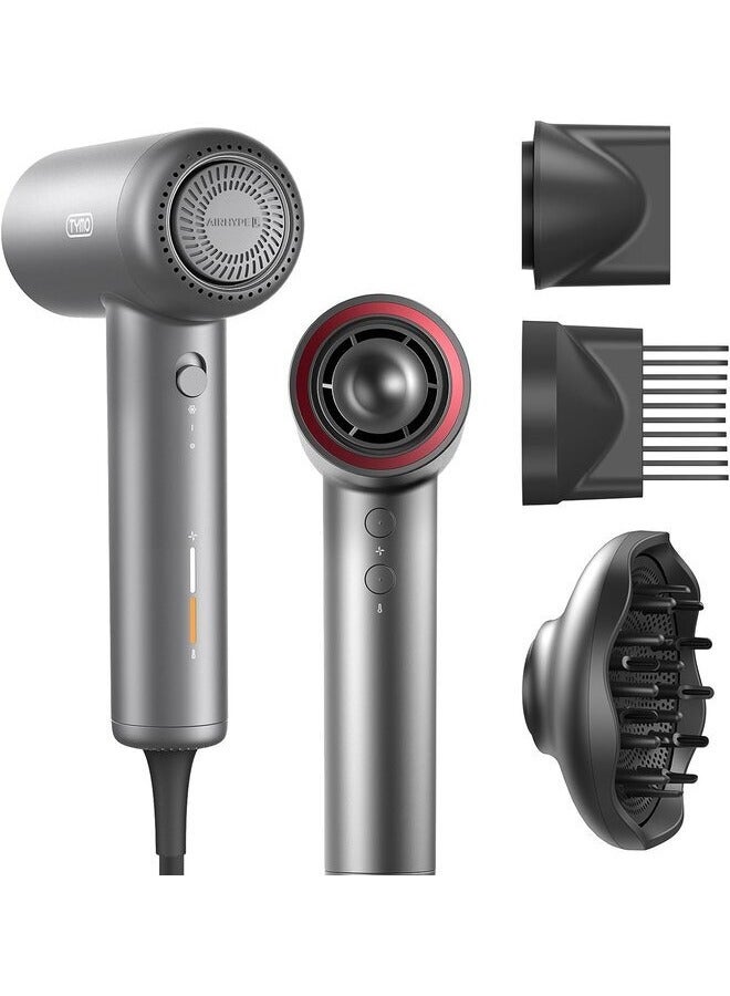 Generic TYMO Hair Dryer with Adjustable Diffuser - High-Speed Ionic Blow Dryer, Fast Drying & Zero Damage, Low-Noise Hairdryer, 3 Speeds & 4 Temps with Cool-Shot for Professional Styling at Home/Salon  - Image 1