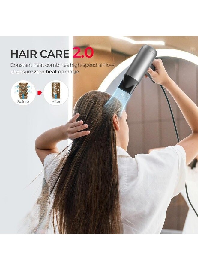 Generic TYMO Hair Dryer with Adjustable Diffuser - High-Speed Ionic Blow Dryer, Fast Drying & Zero Damage, Low-Noise Hairdryer, 3 Speeds & 4 Temps with Cool-Shot for Professional Styling at Home/Salon  - Image 2