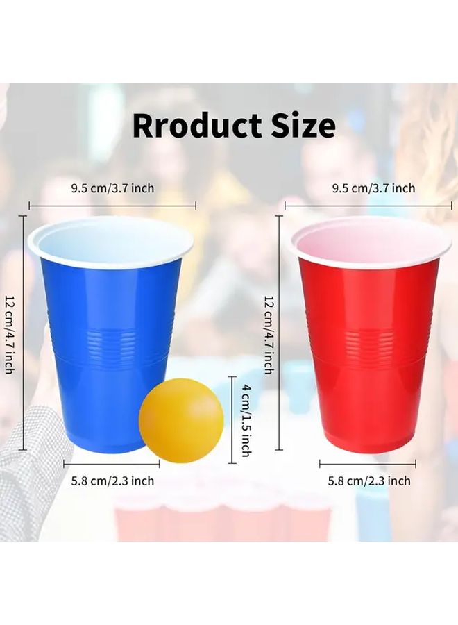 Beer Pong Set With 4 Cups And 2 Balls Perfect For Party Games And Entertainment - Image 4
