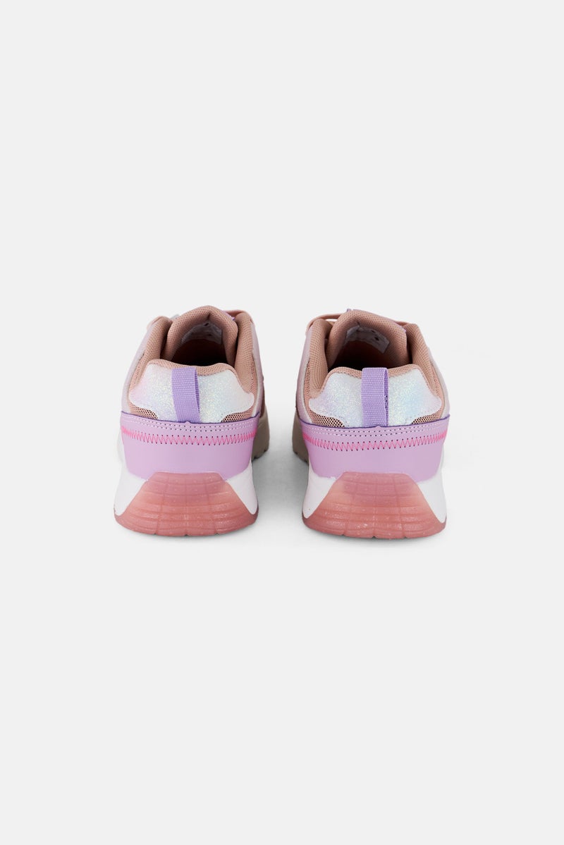 Xti Kids Girl Lace Up Casual Shoes, Multicolor  - Image 4