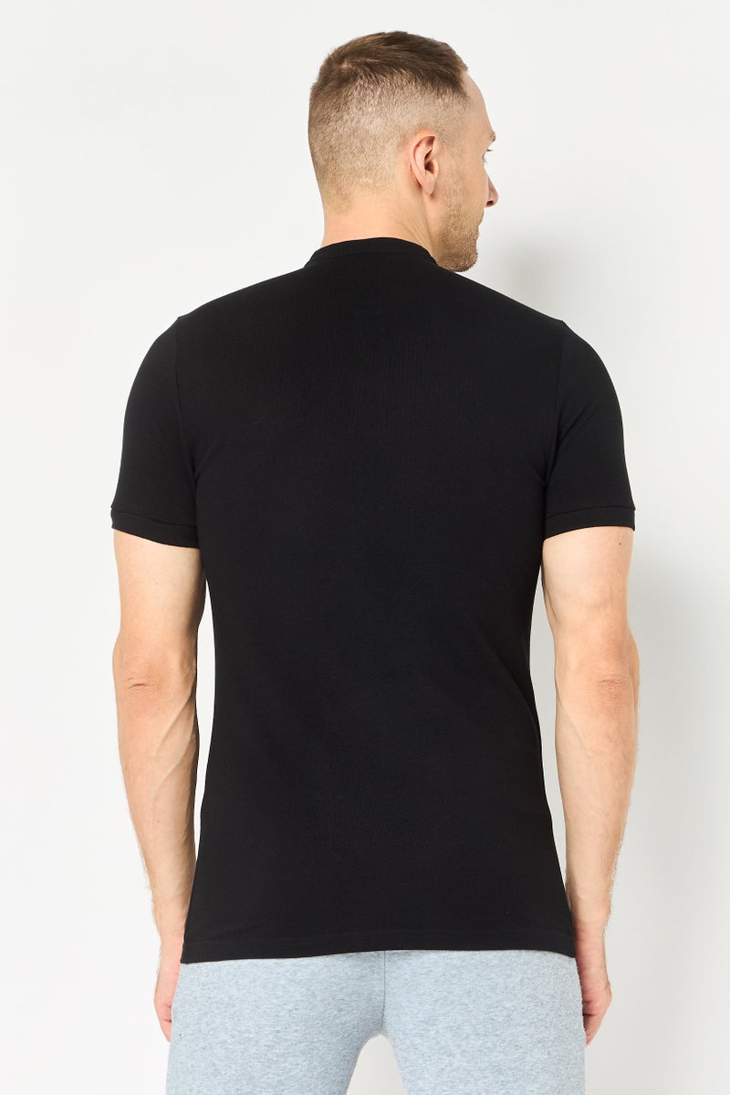 PUMA Men Sportswear Fit Short Sleeve Outdoor Polo Shirt, Black - Image 4