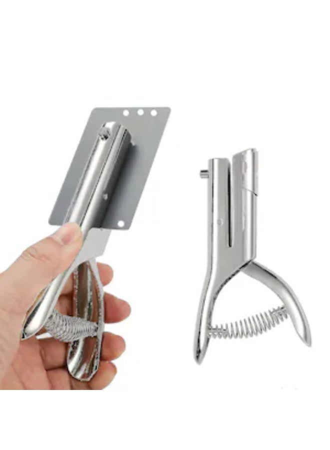 Heavy Duty Single Hole Punch (6mm) – Portable Handheld Puncher for Paper, Tags, Cards & Plastic Sheets - Image 1