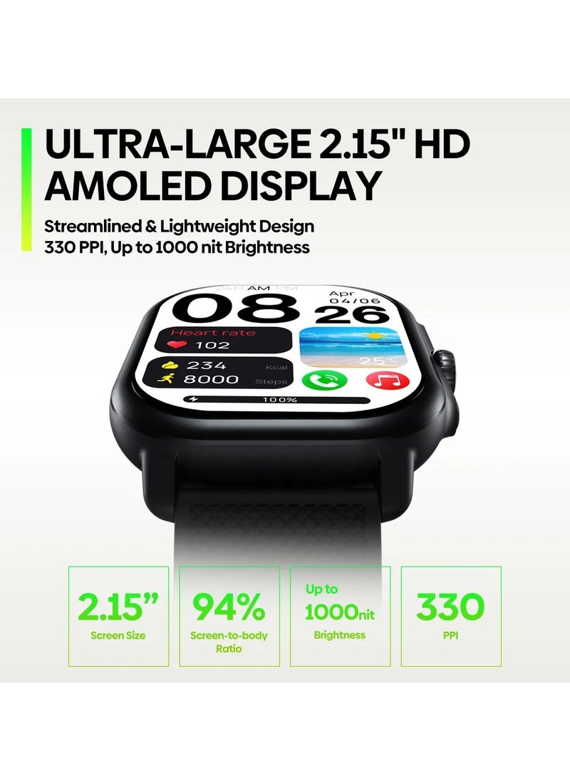 Zeblaze - New Zeblaze Beyond 3 PRO GPS Smart Watch 2.15 AMOLED Display Built-in GPS And Route Import Make Receive Phone Calls Smartwatch - Image 1