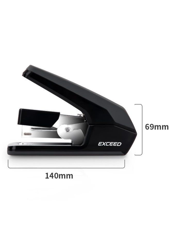 ديلي Deli Low-force Stapler/binders/binders, One-on Press, Compatible With 12# Staples, Black 0477 - Image 1