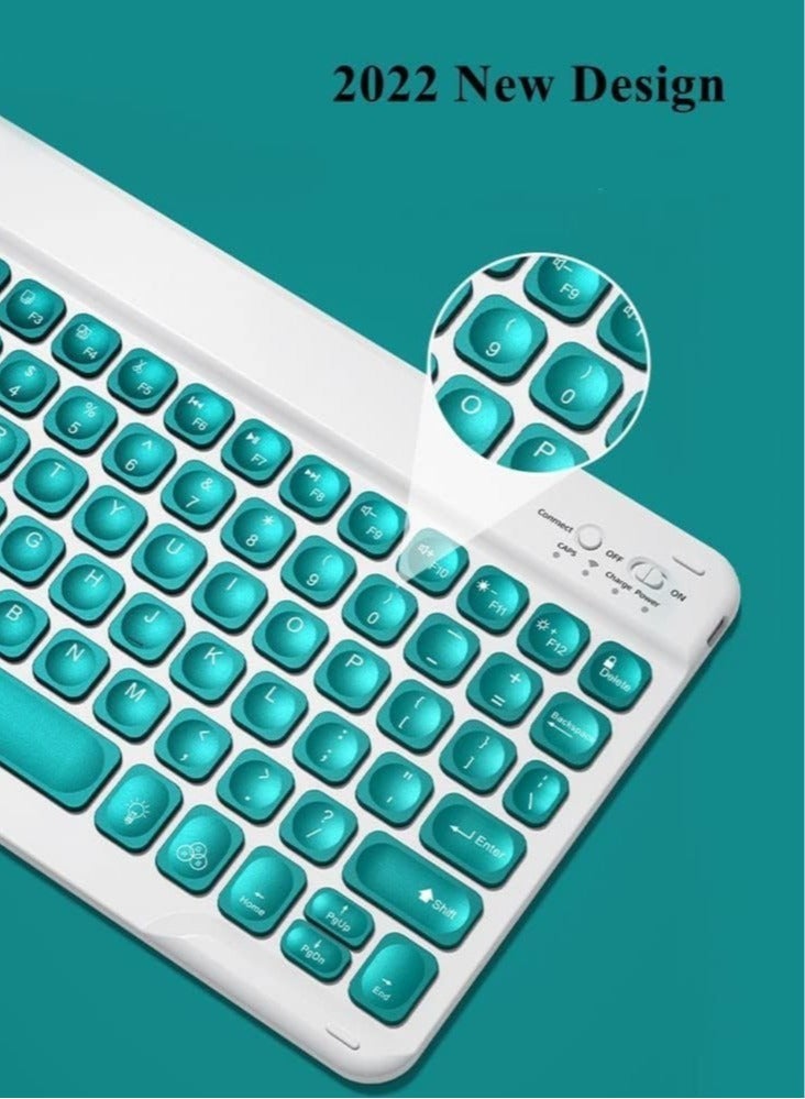 ELTRAZONE Keyboard Case for iPad 10.2" 9th 8th 7th Generation, Magnetically Detachable Wireless Keyboard with Pencil Holder for 10.2 Inch iPad 9/iPad8/10.5"(3rd Gen)/iPad Pro 10.5 inch, - Image 2