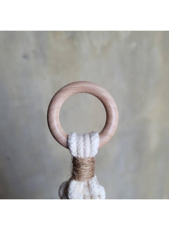 Antikiano Macrame paper roll tissue holder - Image 3