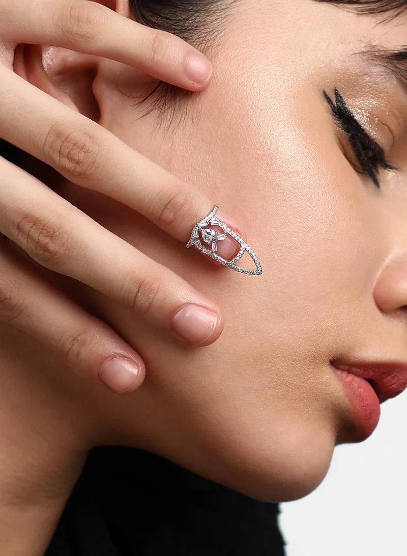 SOHI Party Artificial Nail Ring Jewellery