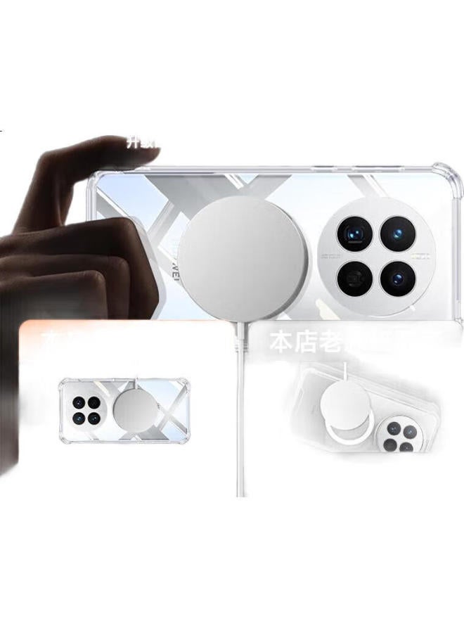 Koolife Compatible With Huawei Mate 50/50E Phone Case, Huawei Magnetic Charging Protective Cover, Lens Protection, Simple Skin-Friendly Transparent Protective Case, Fingerprint-Resistant - Image 2