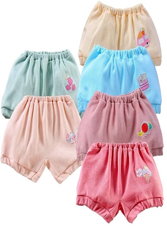 SMILE BABY Unisex Cotton Panties Baby Boys and Girls Brief Panty Innerwear Combo Shorts Underwear Briefs,Multicolor Kids Pack for Kids| Unisex, 100% Pure & Soft Organic Comfortable (Pack of 6) - Image 2