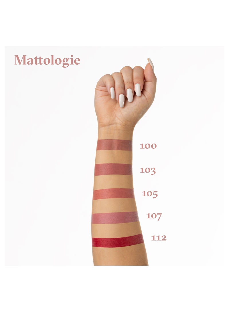 بيز أحمر شفاه غير لامع طويل الأمد ماتولوجي ، 105 خوخي - Image 3