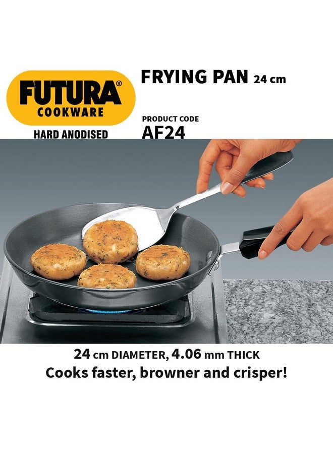 Hawkins Futura 24 cm Frying Pan, Hard Anodised Fry Pan, Black (AF24) - Image 4