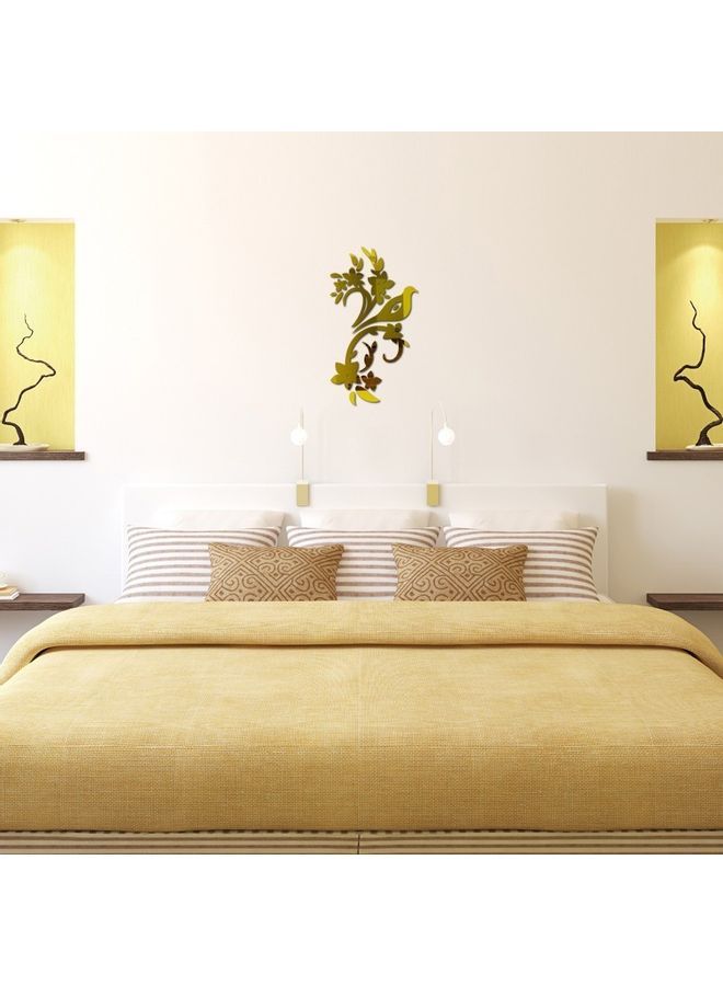 Loquat eon Flower Creative Wall Sticker Gold 40X45cm - Image 2